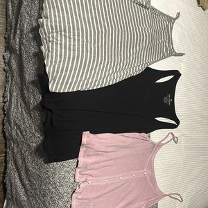 3 American Eagle Soft and Sexy Tanks